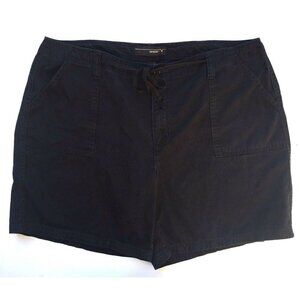 Venezia Shorts Womens size 18 Casual Bermuda Walking Shorts Black 40 x 8